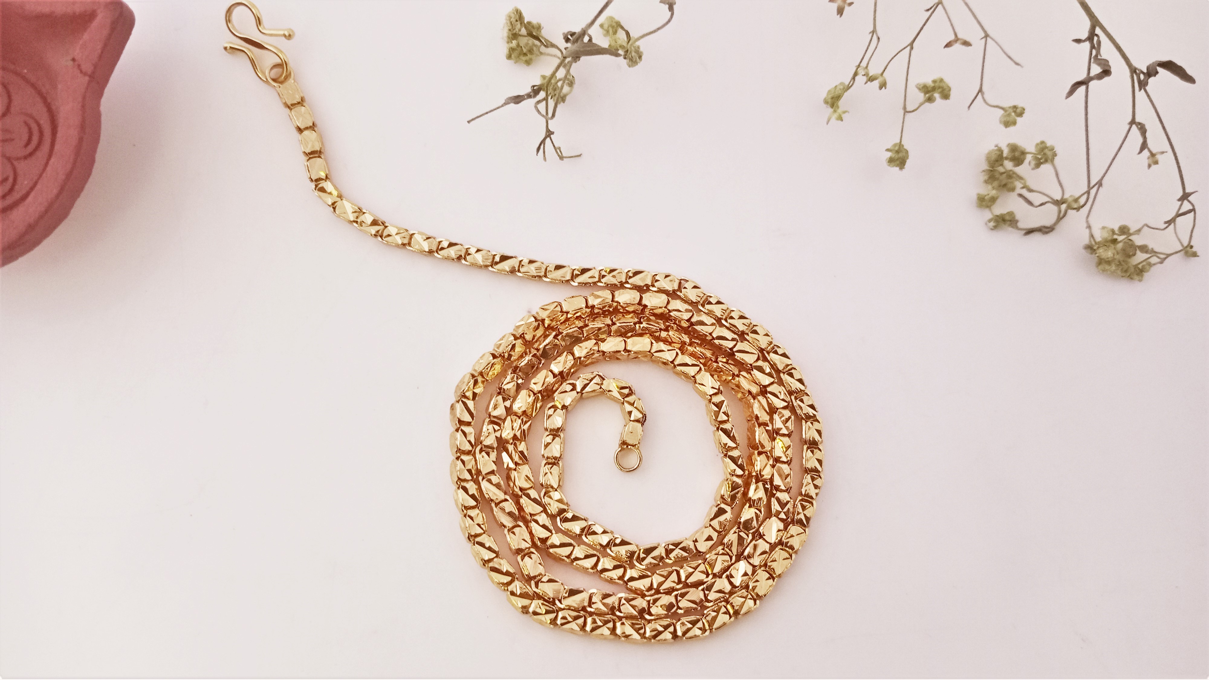 Diyas 24"(60cm) Chain  Expertly Gold plated RecX